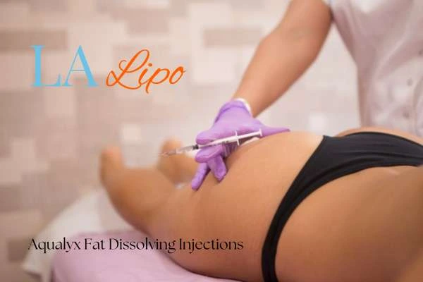 Woman having fat dissolving injections Woodham Ferrers on thighs