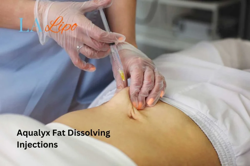 woman having fat dissolving injections Woodham Ferrers in the stomach