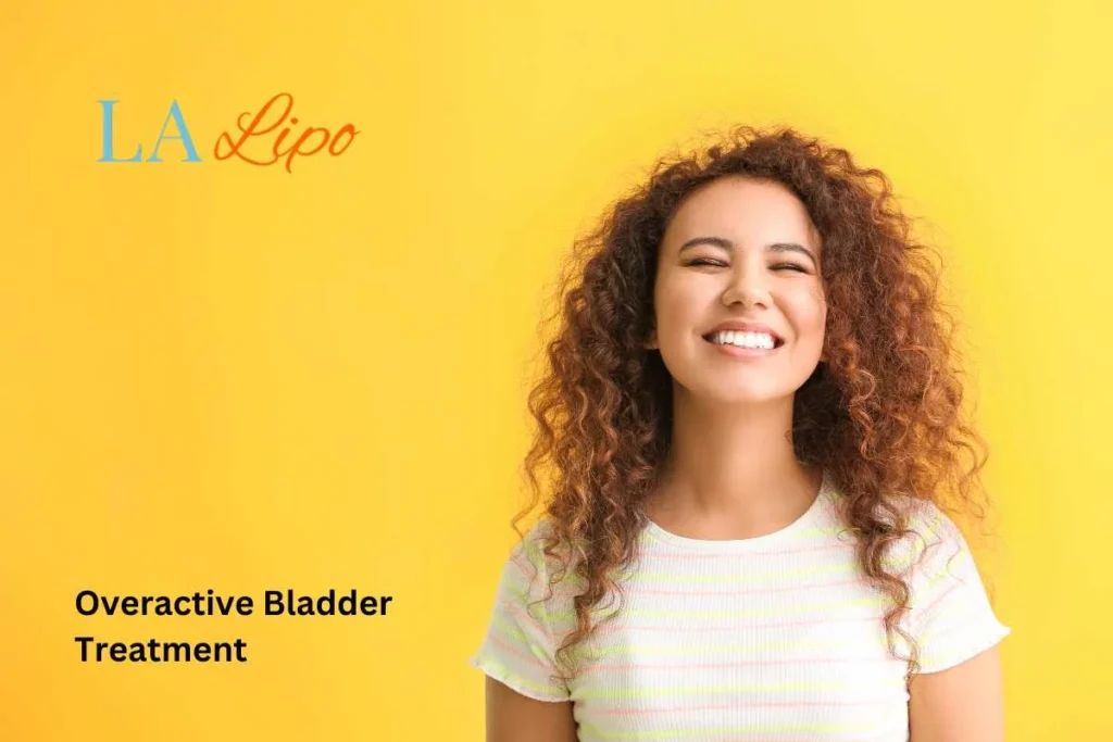 woman smiling about overactive bladder treatment Woodham Ferrers solutions